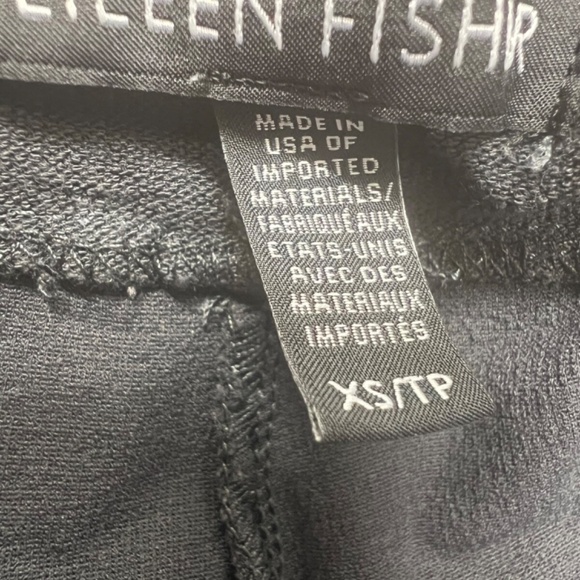 Eileen Fisher Pants Women XS Gray Washable Ankle Pull On Stretch Crepe Viscose - Picture 4 of 6